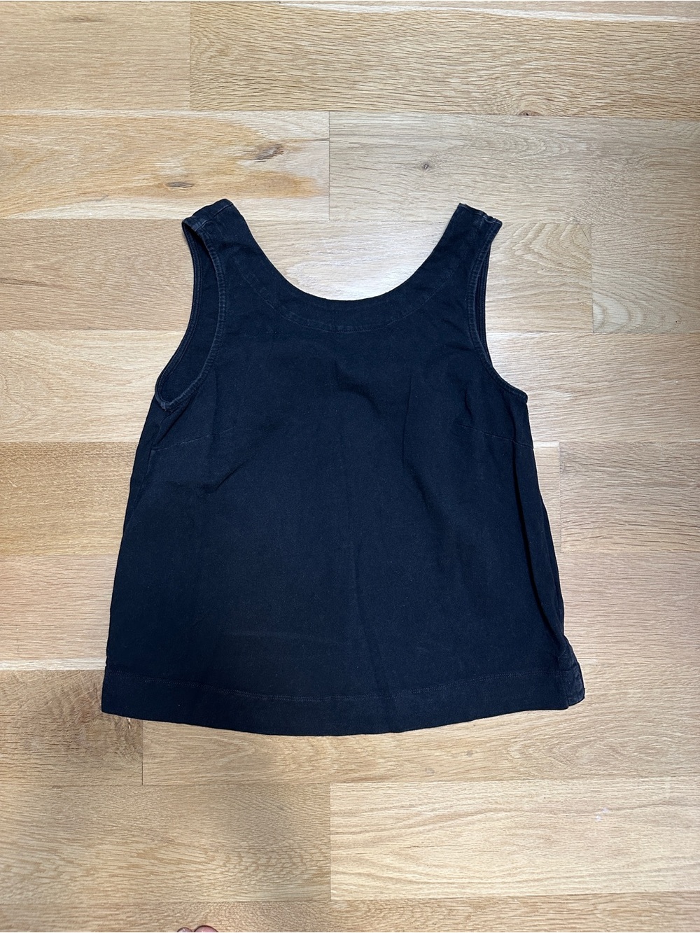 TOAST UK  Black Tank Top